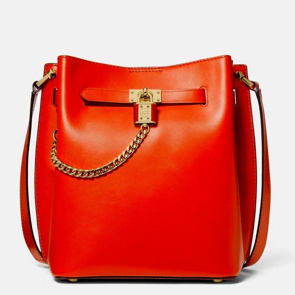 MICHAEL Michael Kors Hamilton Legacy Medium Messenger Bucket Bag-- NWT
